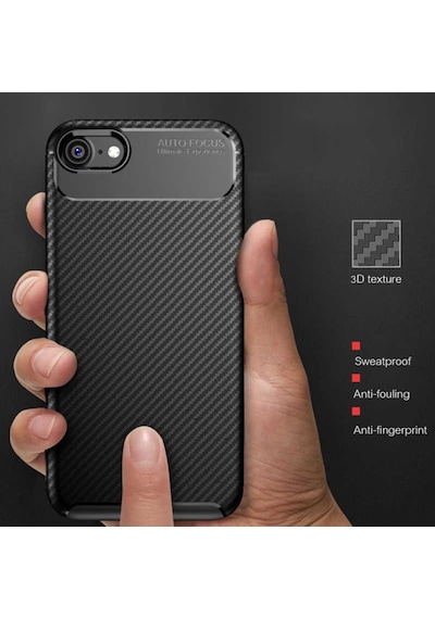 Apple Uyumlu iPhone 6 6S Kilif Karbon Silikon Case 389459869