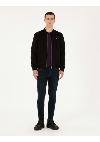 Pierre Cardin Erkek Siyah Deri Mont-kaban 50300551-001 Siyah