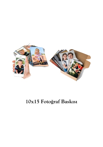 200 Adet Fotoğraf Baskısı 10X15 + Albüm