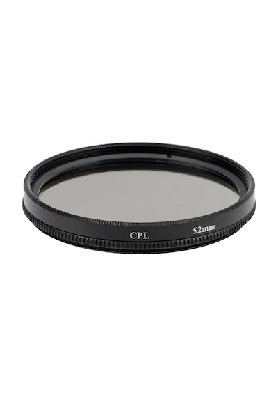 52mm Cpl Polarize Filtre Dairesel Polarizasyon, Yansıma Azaltıcı, Metal Çerçeve