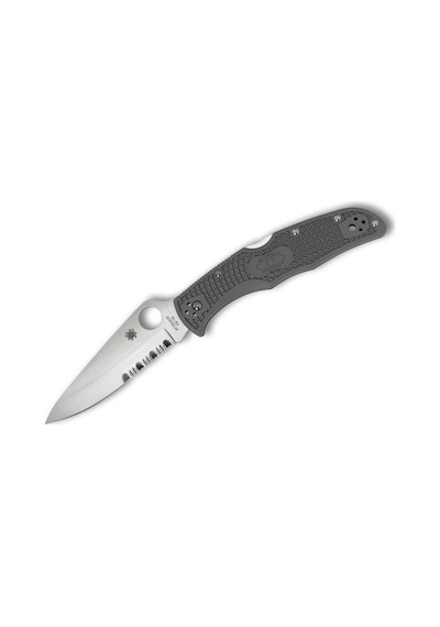 Spyderco Endura 4 Black Lightweight Combinationedge Kamp Çakı Siyah