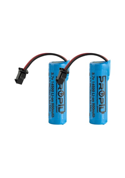 2 Adet 3.7v 14500 Li-ion Oyuncak Pili + Usb Şarj Cihazı Sm2p Soketli Set