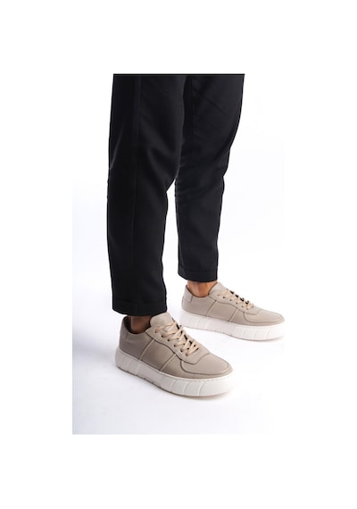 Mubiano Hakiki Deri Erkek Spor Ayakkabı & Sneaker Nude -mbkry650-n Ten
