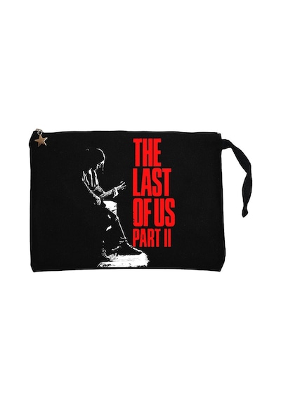The Last Of Us 2 Ellie Guitar Siyah Clutch Cüzdan / El Çantası Siyah
