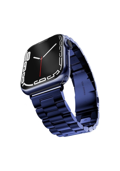 Apple Uyumlu  Watch 42 MM 44 MM 45 MM 49 MM Kordon Klipsli Metal Kordon 04-a