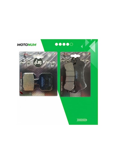 Suzuki Uh 125 Burgman Ön Ve Arka Fren Balata Takımı Rms Mtn2494