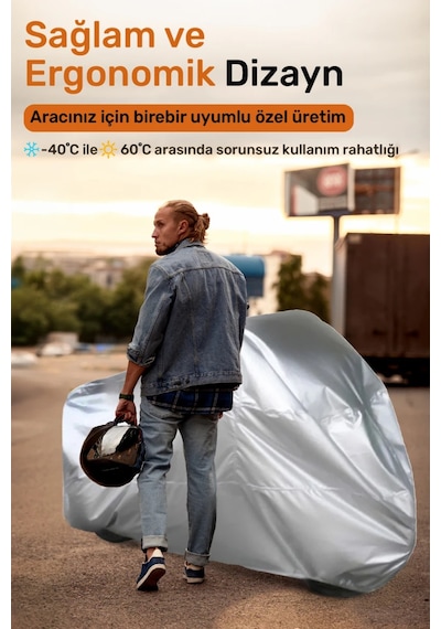 Sym Cruisym 250i Uyumlu Motorsiklet Branda, Motor Örtüsü