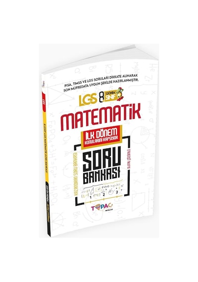 2026 8.sınıf LGS Matematik 1.dönem Dijital Çözümlü Soru Bankası