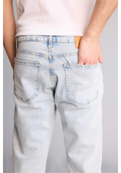 Defacto Slım Tapered Fıt Dar Paça Jean Pantolon F2324ax26spnm39 Mavi-nm39