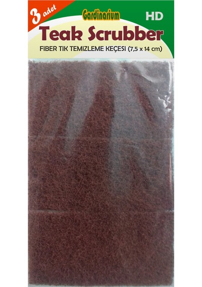 Gardinarium TEAK SCRUBBER / HD (Tik Temizleme Pedi) 3'lü paket