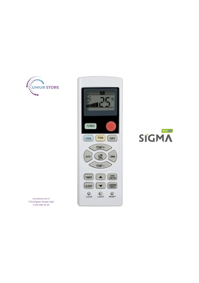 Sigma Comfort Sgm18ınvdhd I Klima Kumandası-sadece Soğuk