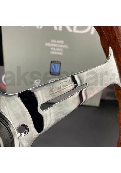 Nardi Ahşap Direksiyon 35cm-çelik Gövde-ojinal 1. Sınıf Premium Direksiyon Renkli