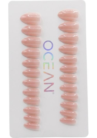 Ocean Profesyonel Takma Tırnak Seti Glazed Dark Pink Ebay-206