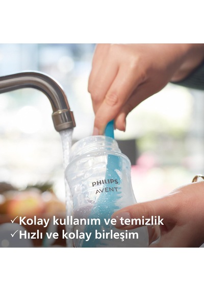 Philips Doğal Tepkili Eğitici Bardak, 6 Ay Ve Üstü, Tepkili Biberon Emziği, Scf263/61
