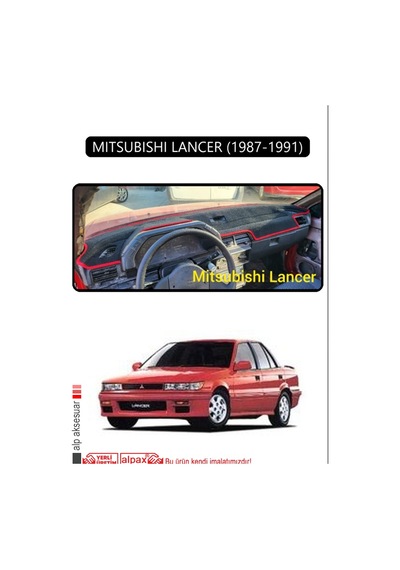 Mıtsubıshı Lancer 1987-1991torpido Koruma Halısı Siyah Kenar