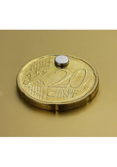 Dünya Magnet 100 Adet Çap 4mm X Kalınlık 2mm Yuvarlak Güçlü Neodyum Mıknatıs