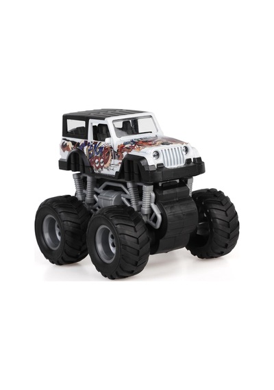 Vardem Oyuncak Isıklı- Muzıklı 1:32 Safarı Kralı Jeep 4x4 - Beyaz