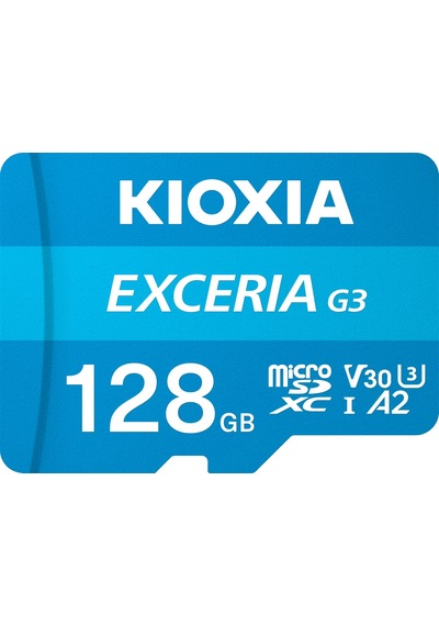 Excerıa G3 128gb Microsdxc Hafıza Kartı Uhs-ı U3 V30 C10 A2, 160/50mb/s'ye Kadar, 4k