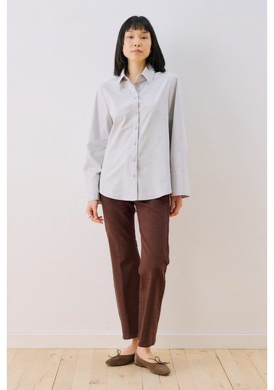 Manuka Geniş Manşetli Poplin Gömlek Mavi Ss26gml00015-22