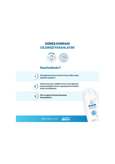 Güneş Sonrası Nemlendirici Losyon Besleyici Krem 200 Ml