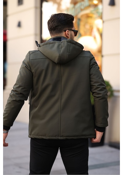 Mero Life Outdoor Kapüşonlu Su Ve Rüzgar Geçirmez Kapitone Içi Kürklü Elyaf Dolgulu Şişme Haki Softshell Mont Haki Mero Life Outdoor Kapüşonlu Su Ve Rüzgar Geçirmez Kapitone Içi Kürklü Elyaf Dolgulu Şişme Haki Softshell Mont Haki