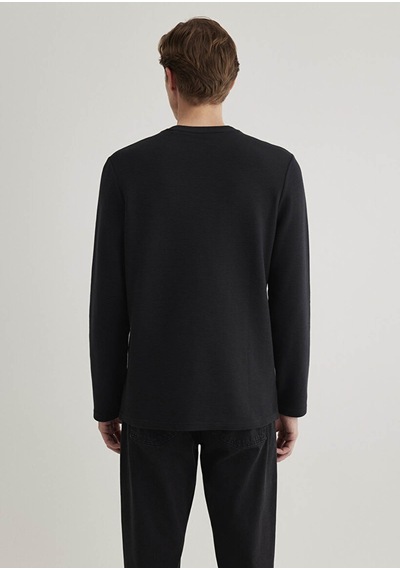 Mavi Siyah Erkek Sweatshirt M064622-21842 Siyah