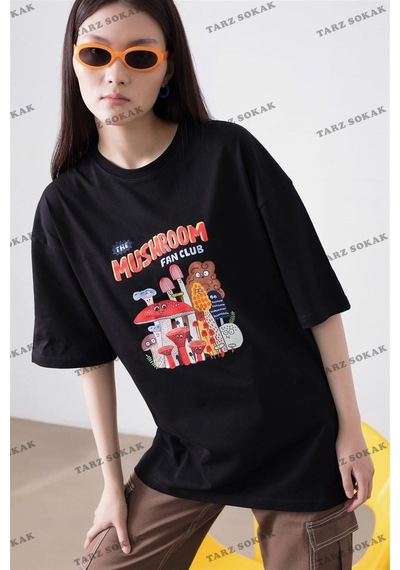 Startmore Unisex The Mushroom Siyah Siyah