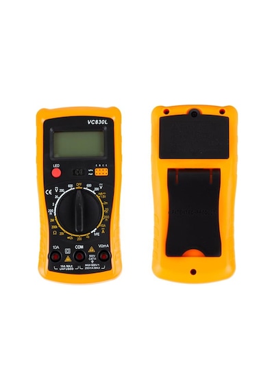 Powermaster Vc-830l Voltaj Kapasitans Ölçer Ac/dc Dijital Multimetre Ölçü Aleti