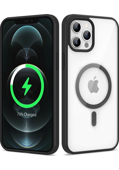 Apple Uyumlu  iPhone 12 Pro Max Kılıf Magsafe Wireless Şarj Özellikli Silikon Zore Ege Kılıf
