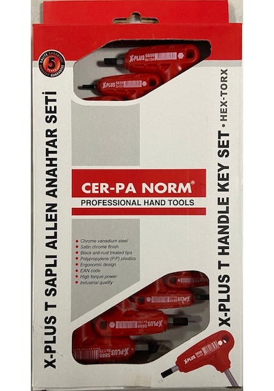 Cer-pa 7 Pcs.t Saplı Allen Anahtari Takımı 6207