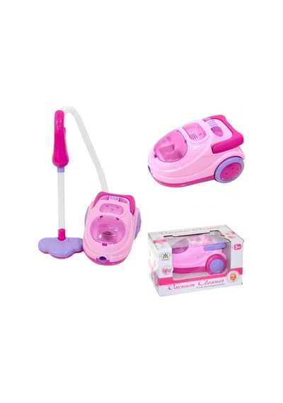 Pilli Elektrikli Vakumlu Çalışan Oyuncak Süpürge Vacuum Cleaner