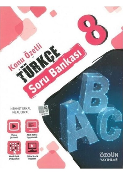 Özgün Yayınları 8. Sınıf Türkçe Konu Özetli Soru  Bankası