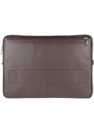 2k S.deri Laptop Çantası,tablet Çantası,13.3'' İnç,vegan,omuz Ve Valiz Askılı,aksesuar Ve Evrak Cepli,24 34 2 Cm.,kahverengi Laptop Çantası