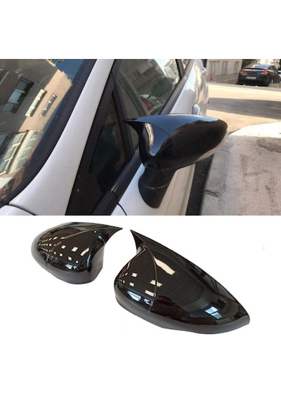 Ford Fiesta Mk6 Batman Yarasa Ayna Kapağı 2008 2017 Piano Black