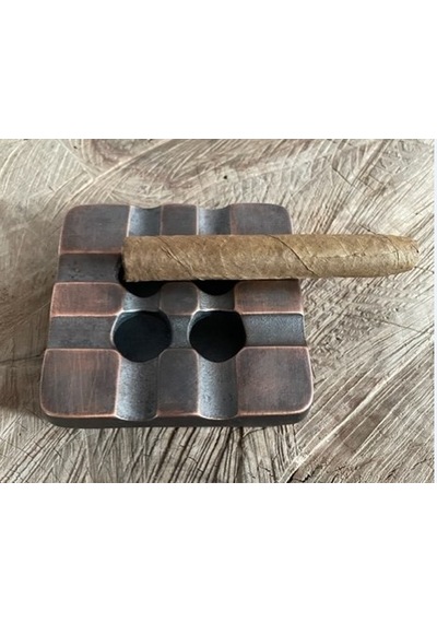 Antik Pirinç Küllük Puro Küllüğü Siğara Küllük 10 10cm