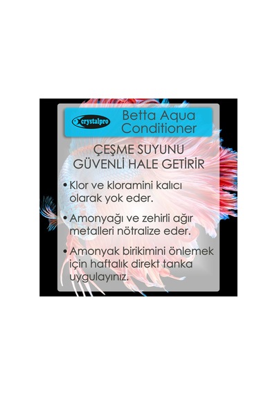 Betta Aqua Conditioner 125ml Beta Balıkları İçin Su Düzenleyici
