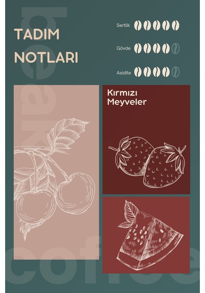 Guatemala Pacas Çekirdek Kahve 250 Gr , %100 Arabica Çekirdek Kahve