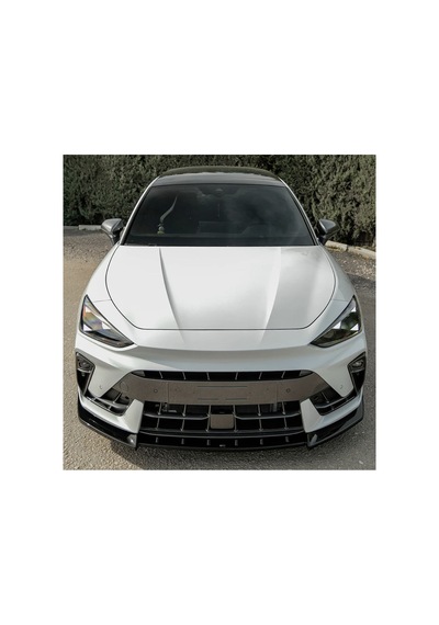 Cupra Leon 2024+ Ön Lip Parlak Siyah Sport Ön Tampon Lipi Body Kit Ön Alt Lip Spoiler