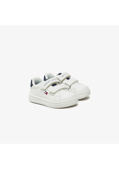 Tommy Hilfiger Flag Çocuk Beyaz Sneaker T1x9-33836-1355x336 Beyaz