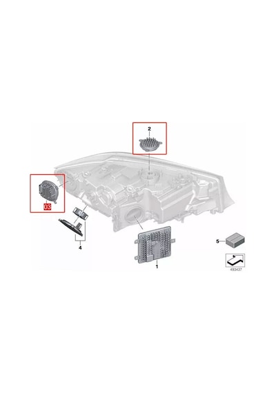 Autogp Bmw G20 Angel Led Modülü Sarı 2019 / 2022 Drl Led Laser Far Uyumlu