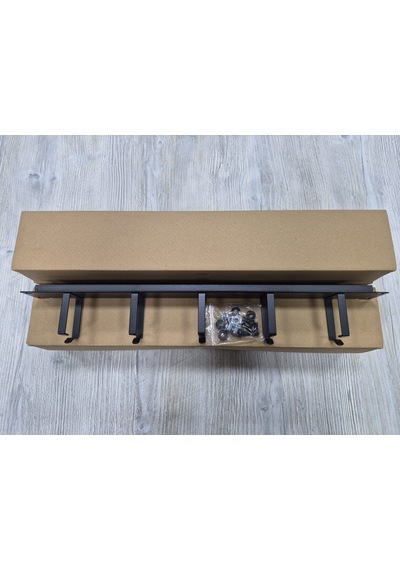 Lande 19 Rack Kabinet Için 1 U Kancalı Kablo Organizer 5 Adet