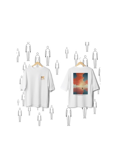 Isalone Serisi No:4 T-shirt - Beyaz