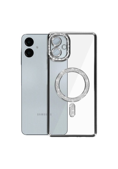 Samsung Galaxy A06 Joke Simli Magneticsafe Kılıf - Siyah