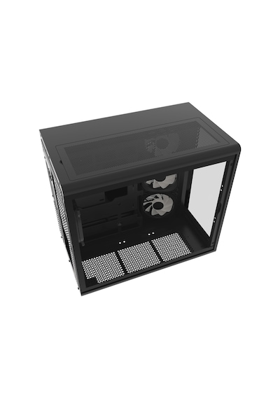 Hawk Gaming Hc710 850w 80+ Bronze Argb Akvaryum Atx Mid Tower Siyah Gaming Kasa