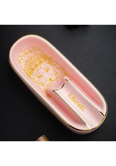 Lubinski Lion Mat Porselen Puro Küllüğü Pembe/gold Tekli 5527at