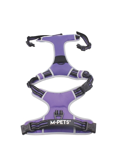 M-pets Hıkıng Reflektörlü Soft Sırt Tasması Purple L