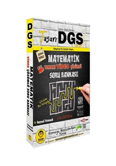 Tasarı Dgs Matematik Video Çözümlü Soru Bankası