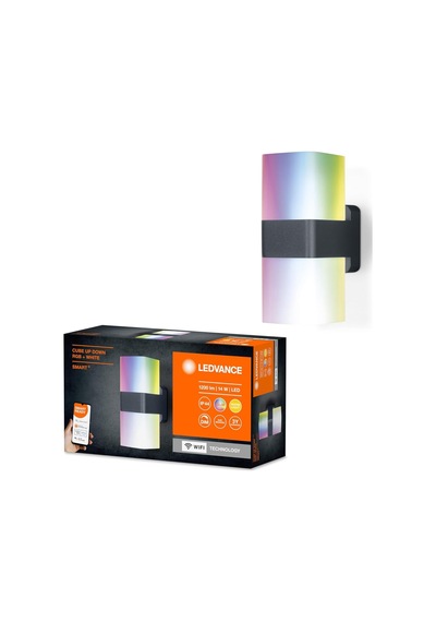 Akıllı Led Dış Mekan Lambası, Wifi Kontrollü, Rgb Renk Değiştirme, Uzun Ömürlü Siyah