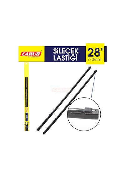 CARUB Silecek Lastiği 28" inç 710mm Telli