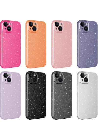 Apple Uyumlu  iPhone 13 Kilif Kamera Korumali Simli Lüks Zore Koton Kapa 563310554